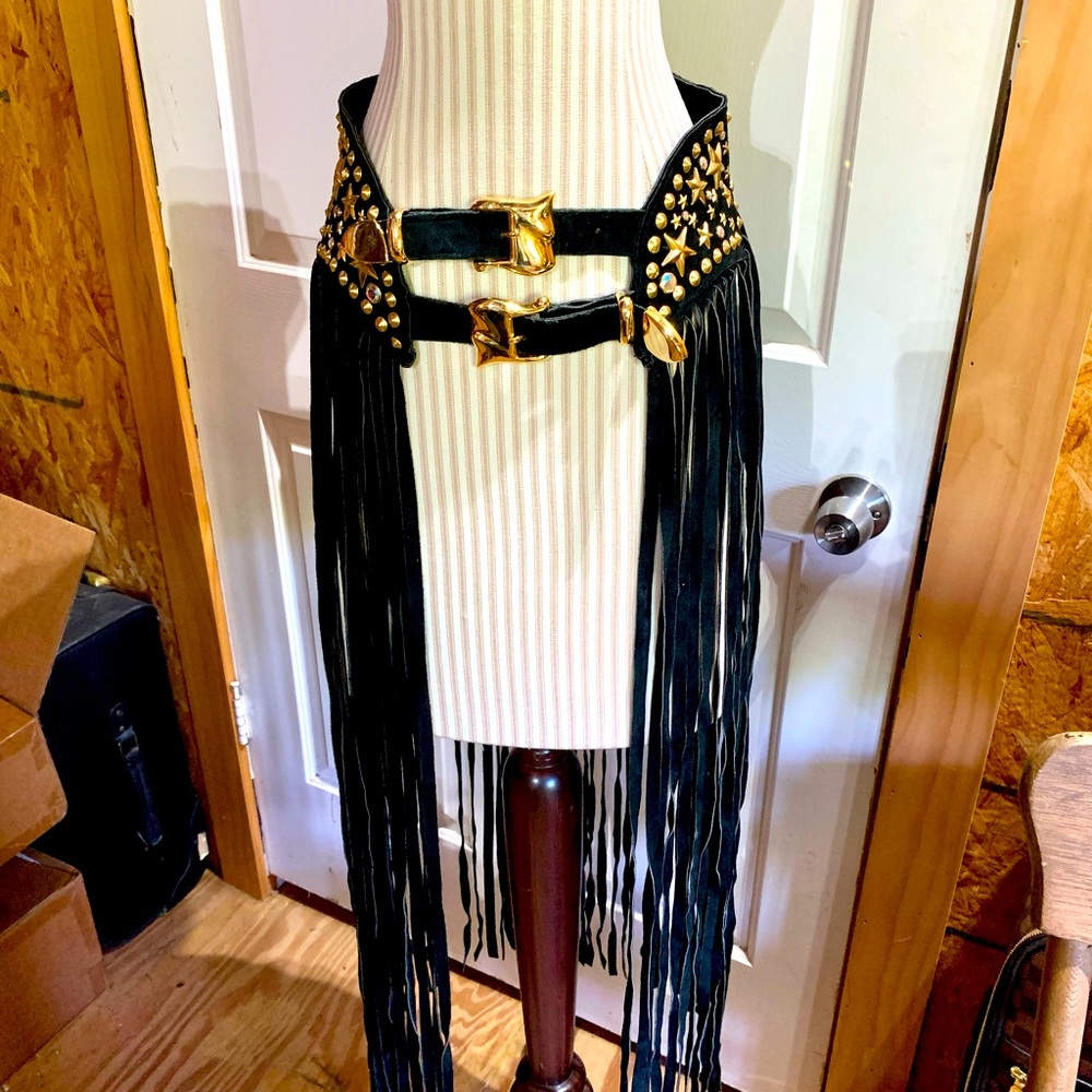 Dress chaps, black by Katherine Baumann Designs